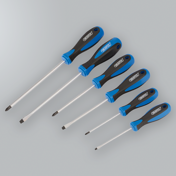 SOFT GRIP SCREWDRIVER SET (6 PIECE) (266-260-6) SOFT GRIP SCREWDRIVER SET (6 PIECE) (266-260-6)